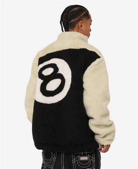 8 ball sherpa jacket replica|stussy 8 ball sherpa.